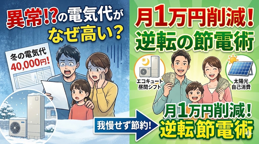 オール電化の電気代が冬に4万円？「異常」ではない理由と、我慢せず月1万円削る逆転の節電術