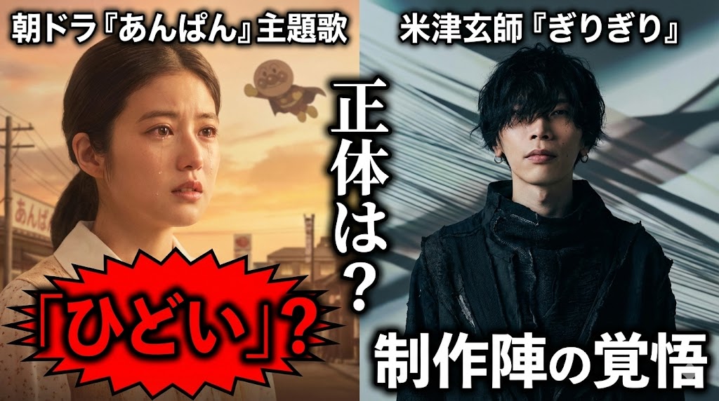 朝ドラ『あんぱん』主題歌が「ひどい」と感じる正体は？米津玄師『ぎりぎり』に込めた制作陣の覚悟